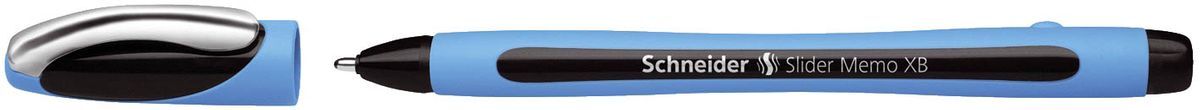 Kugelschreiber Slider Memo XB - 0,7 mm, schwarz (dokumentenecht)