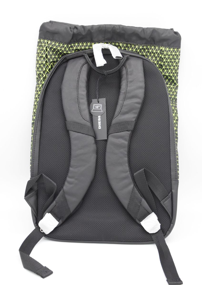 Tasche - Backpack 'GET INTO THE MOVE / M-MOVE TO X04598', Schwarz/Acid Green