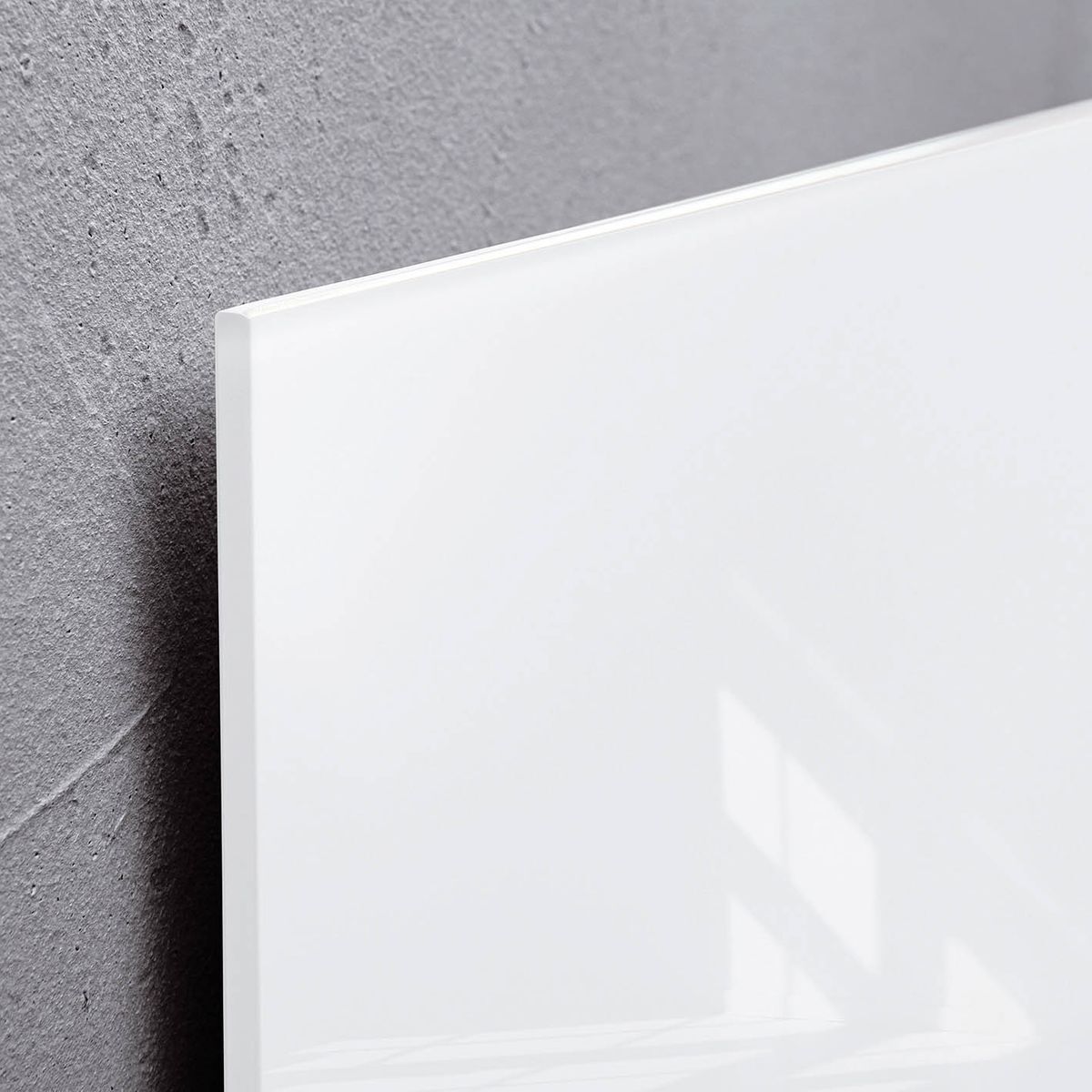 Glas-Magnetboard Artverum - super-weiß, 48 x 48 cm