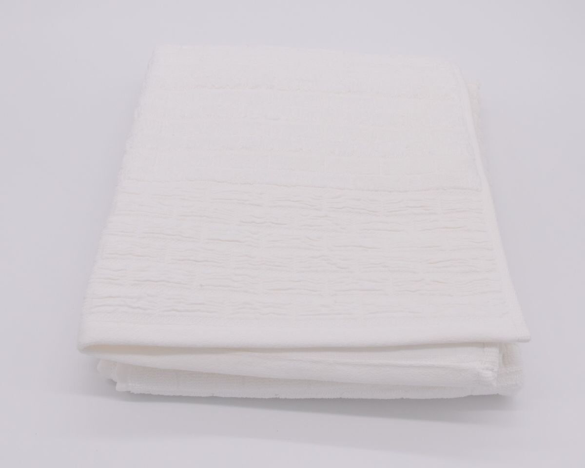 Handtuch 2er Set, 50 x 90 cm, Daisy, Weiß