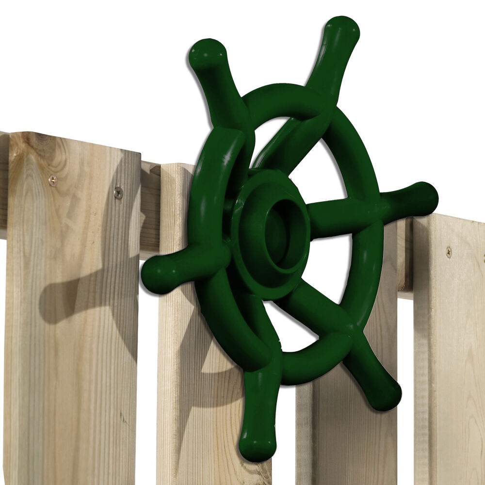 Steuerrad für Spielgeräte, Farbe grün
