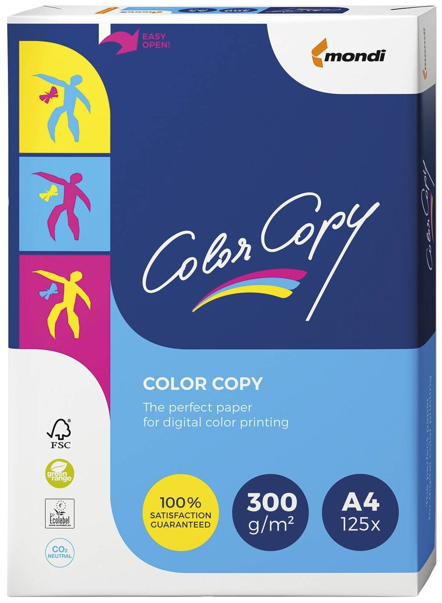 ColorCopy® - A4, 300 g/qm, weiß, 125 Blatt