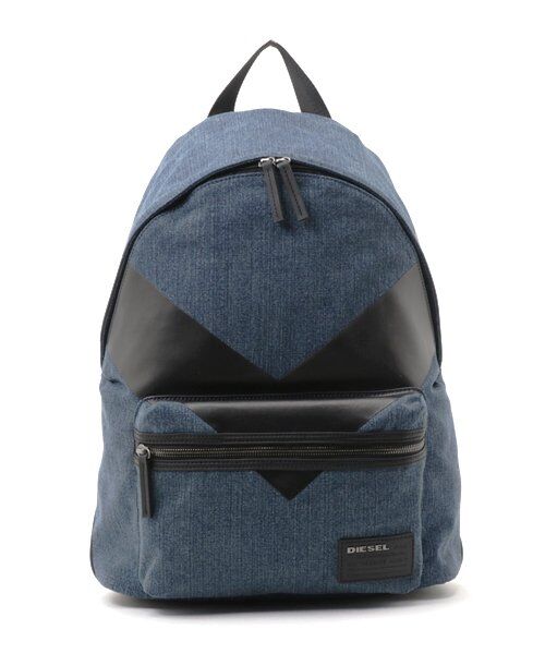 Tasche - Backpack 'V4DIESEL DENIM / V4BACK X04685', Blau Denim / Schwarz