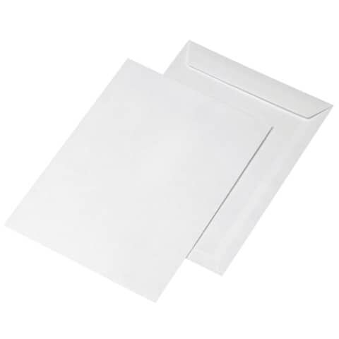 Versandtasche - C4, haftklebend, o. F., weiß, Innendruck, 90 g/qm, 250 Stück