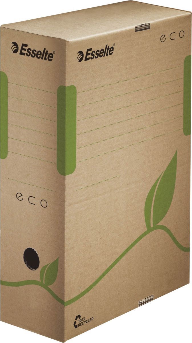 Archiv Box ECO, 100 mm, Karton, naturbraun