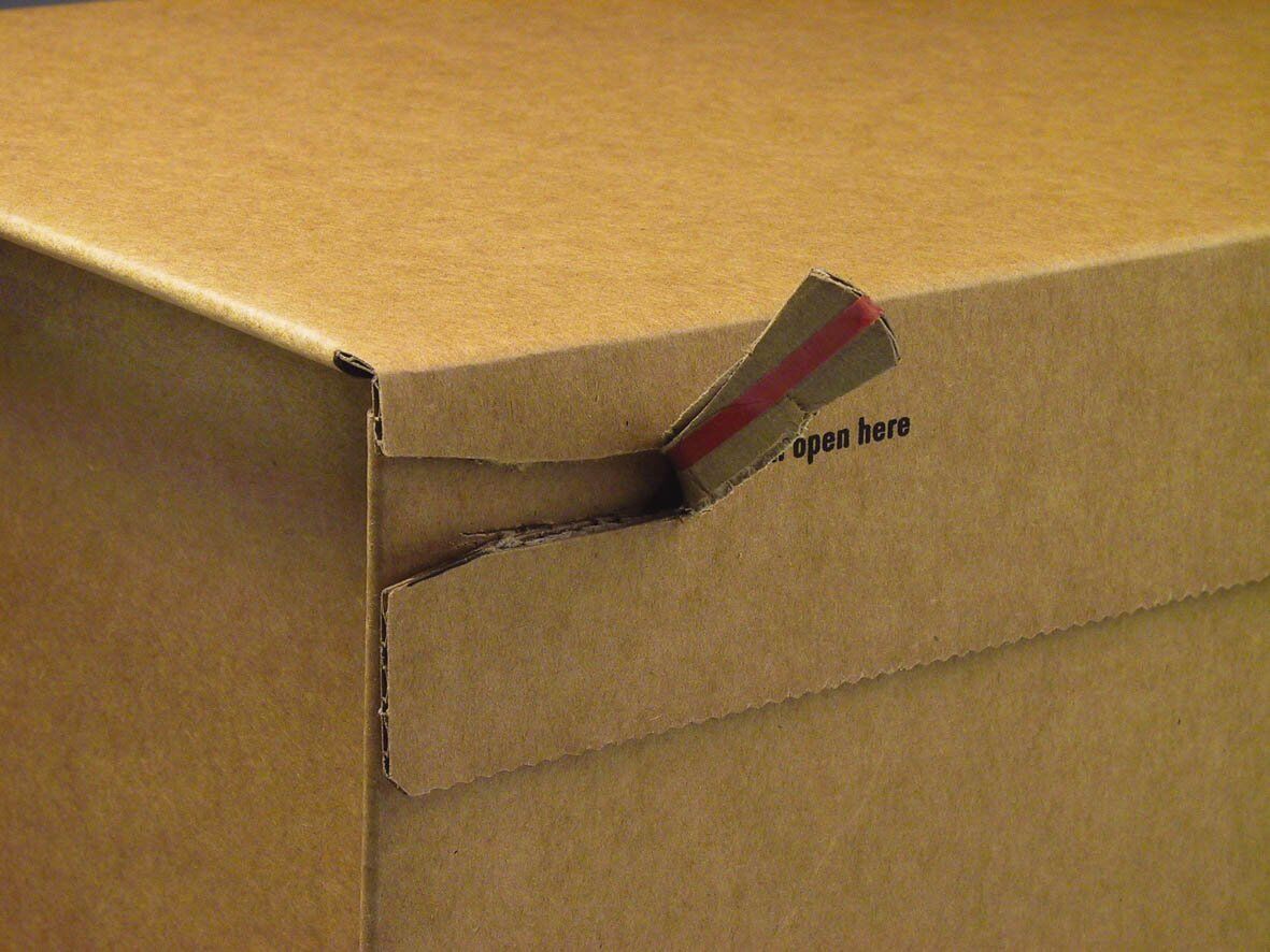 Paket Versandkarton 285 x 190 x 100 mm, braun