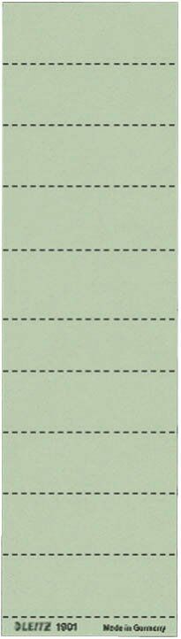 1901 Blanko-Schildchen - Karton, 100 Stück, grün