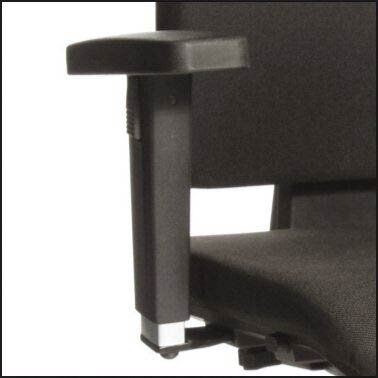 Armlehnen G3 höhenverstellbar (Paar) für Bürodrehstuhl Lightstar 20 schwarz/silber