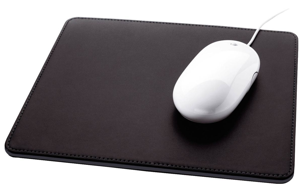 Mousepad Eyestyle - Lederimitat, dark grey