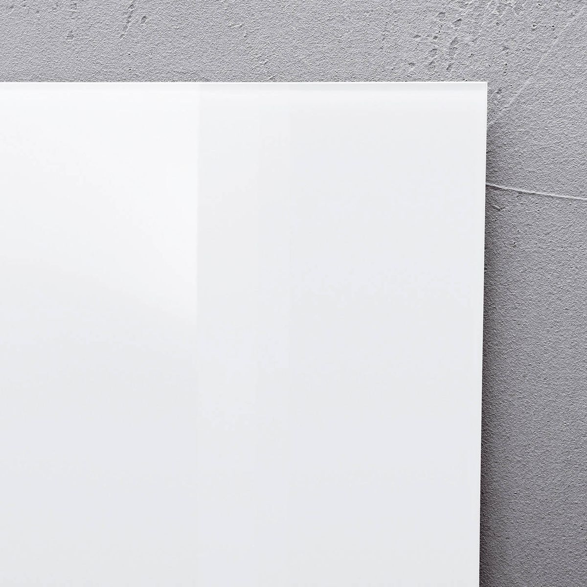 Glas-Magnetboard Artverum - super-weiß, 48 x 48 cm
