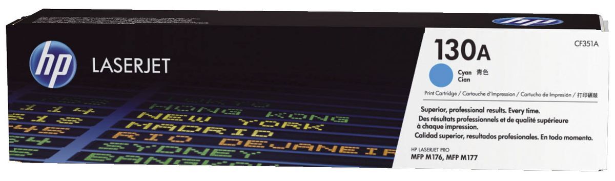 Original HP Toner-Kit cyan (CF351A,130A,130AC,130ACYAN,NO130A,NO130AC,NO130ACYAN)