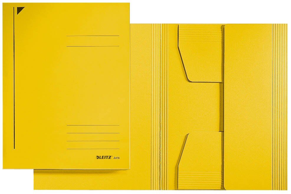 3924 Jurismappe - A4, Karton 430g, gelb