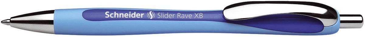 Kugelschreiber Slider Rave - XB, blau (dokumentenecht)