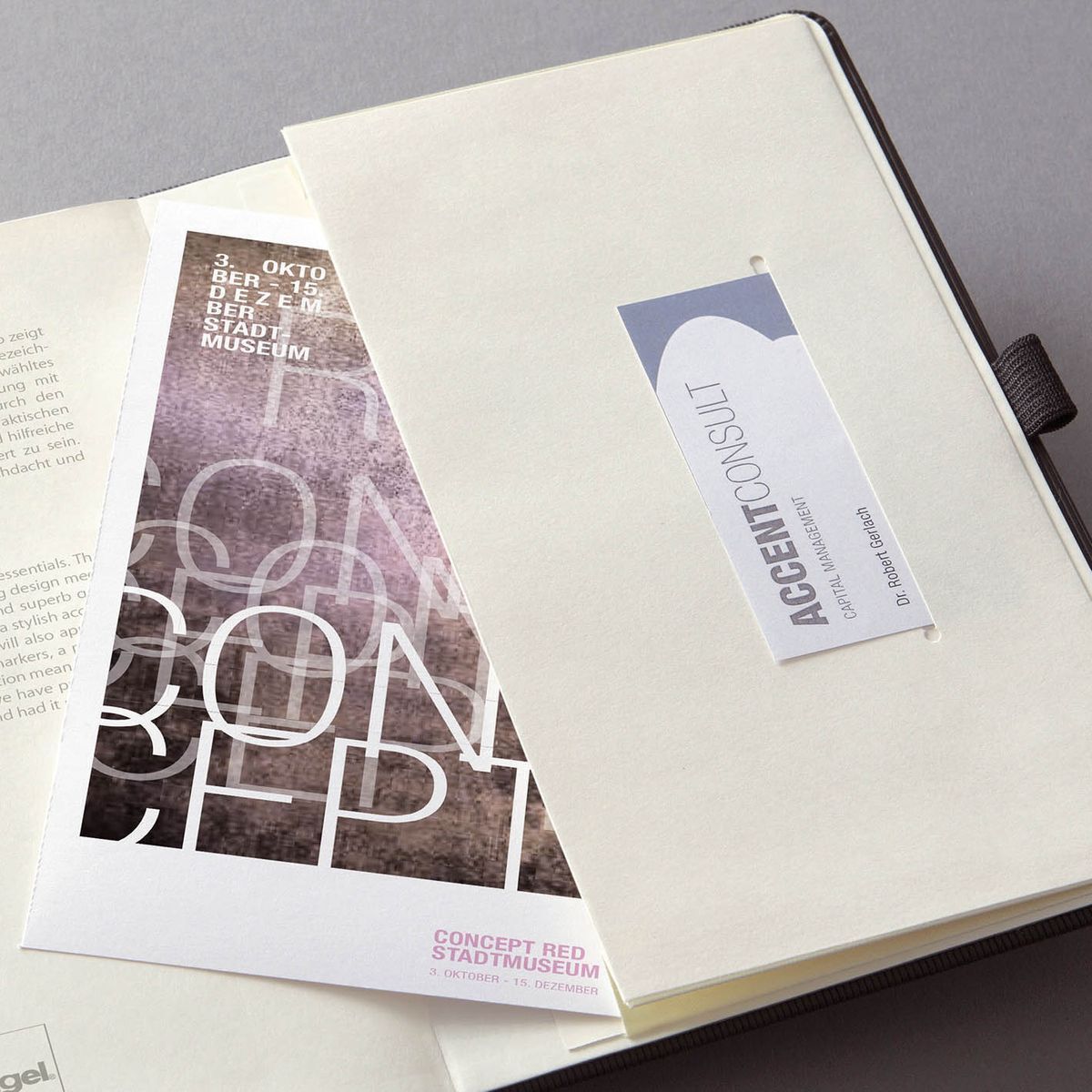 Notizbuch Conceptum - Tablet Format (180x240 mm), Hardcover, kariert, 194 Seite, schwarz