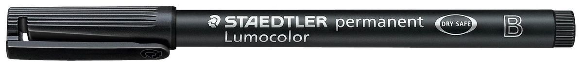 Feinschreiber Universalstift Lumocolor® - permanent, B, schwarz