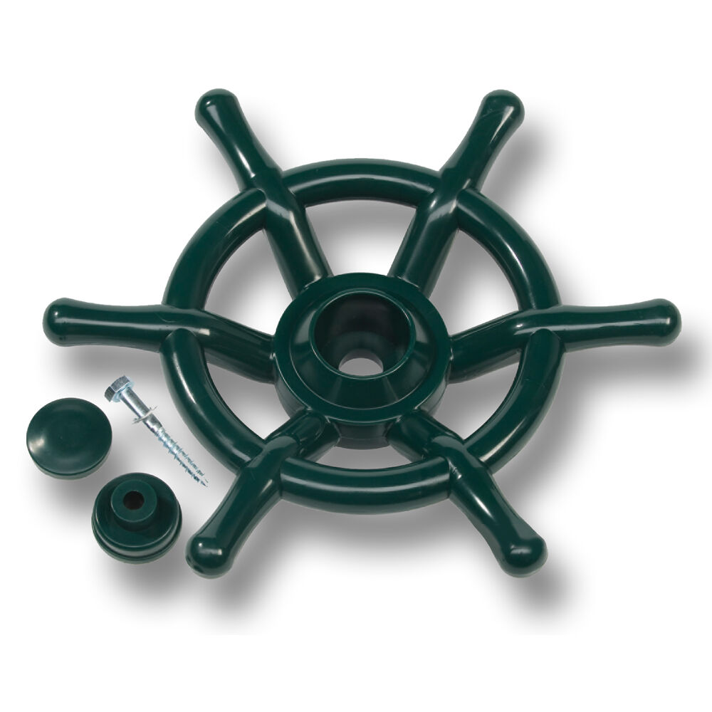 Steuerrad für Spielgeräte, Farbe grün