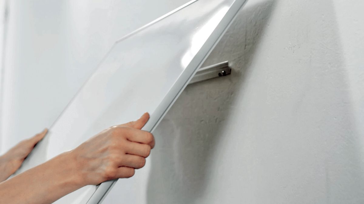 Whiteboardtafel Impression Pro NanoClean - 71 x 40 cm, lackiert, weiß