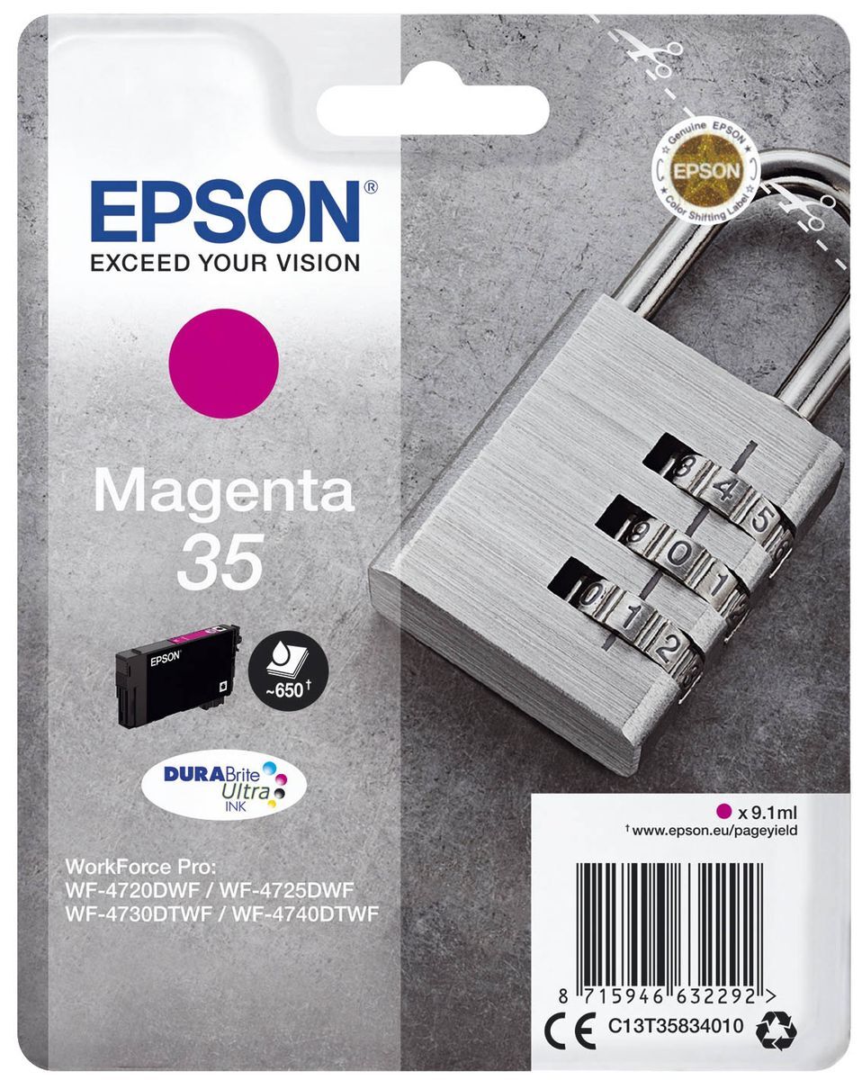 Original Epson Tintenpatrone magenta (C13T35834010,T358340,35,T3583,T35834010)