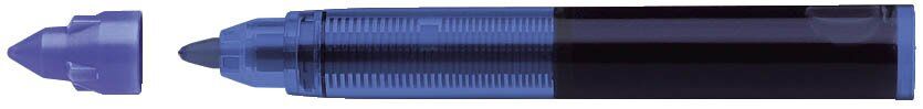 Rollerpatrone One Change - 0,6 mm, blau (dokumentenecht), 5er Schachtel