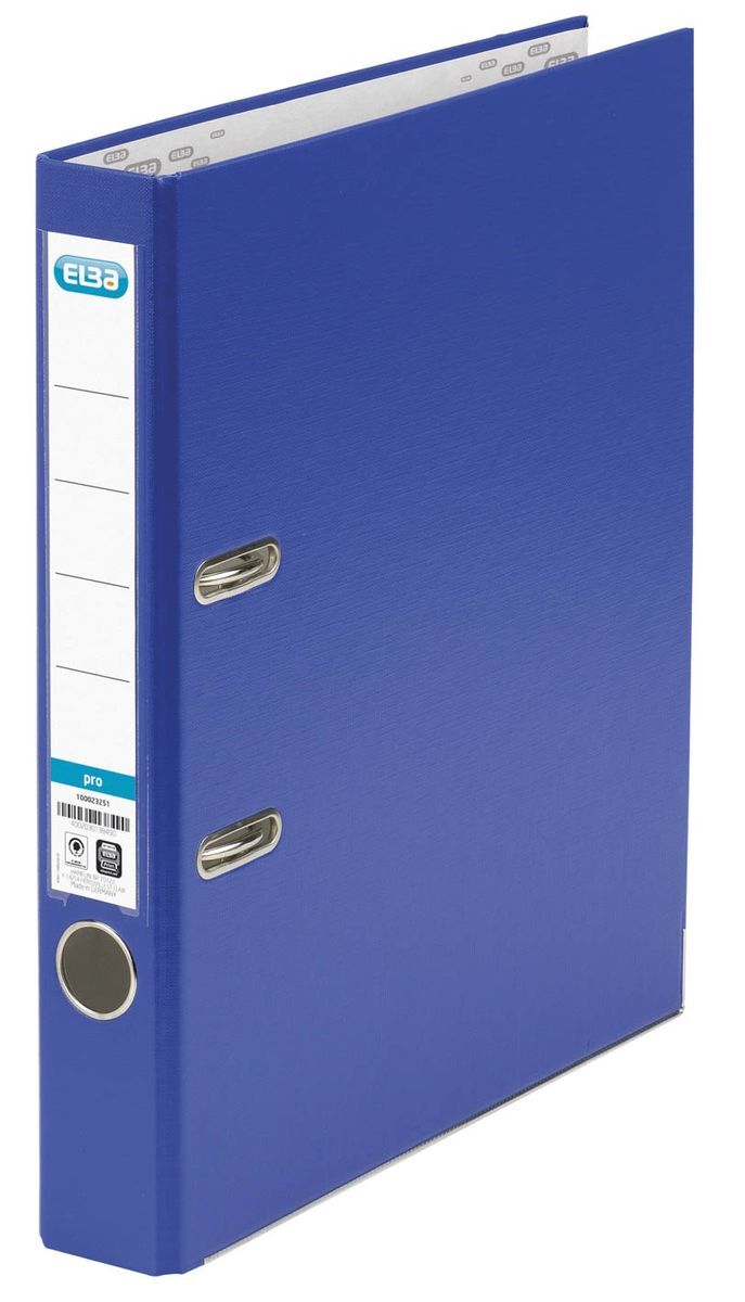 Ordner smart Pro (PP/Papier) - A4, 50 mm, blau