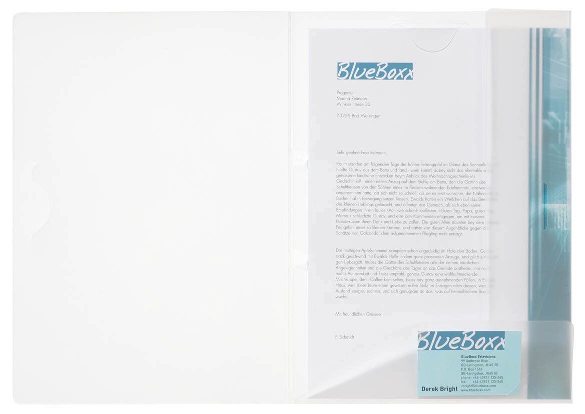 Angebotsmappe MULTIFILE - PP, A4, 225 x 335 mm, transparent