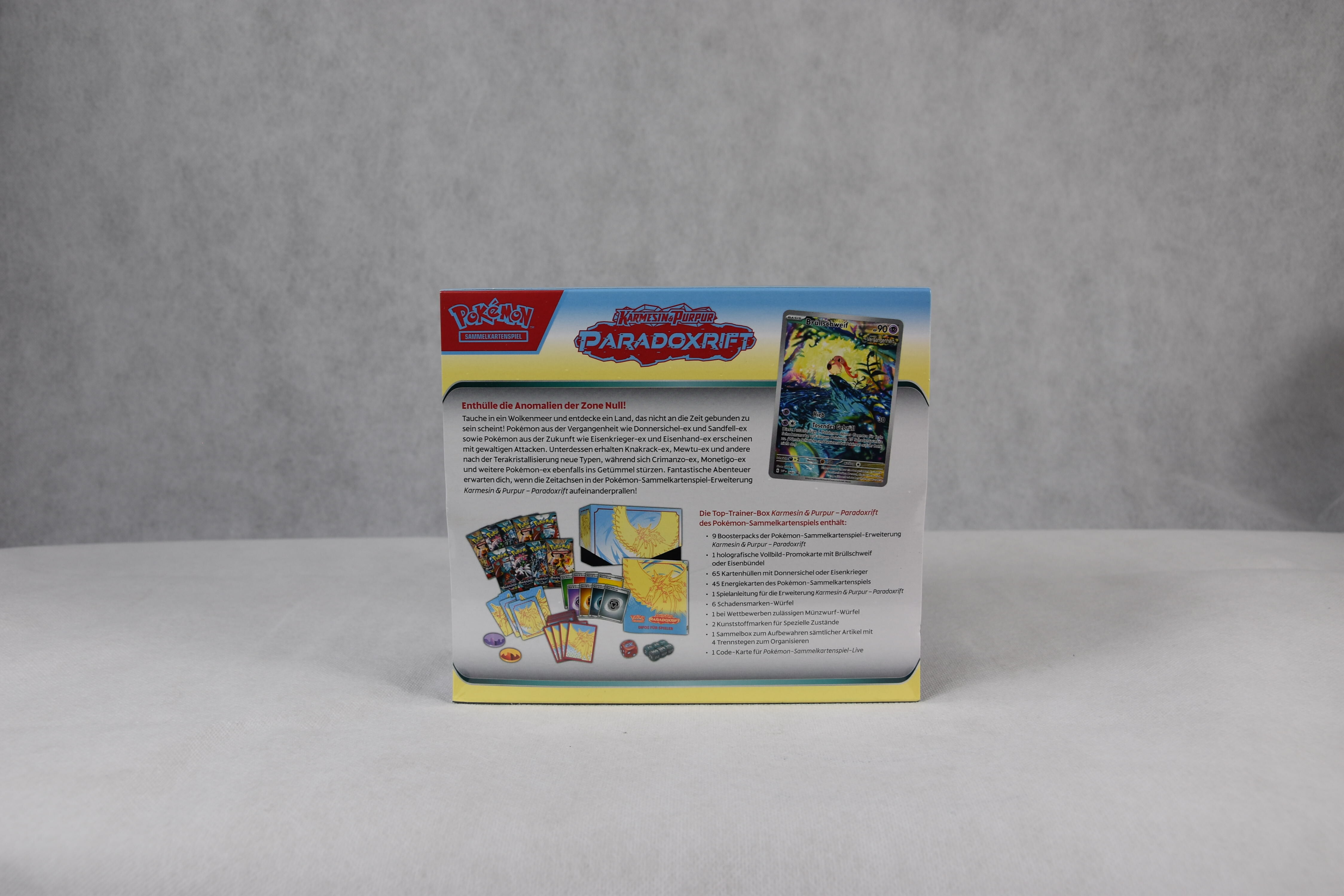 Pokémon Cards Paradoxrift TopTrainer DE 