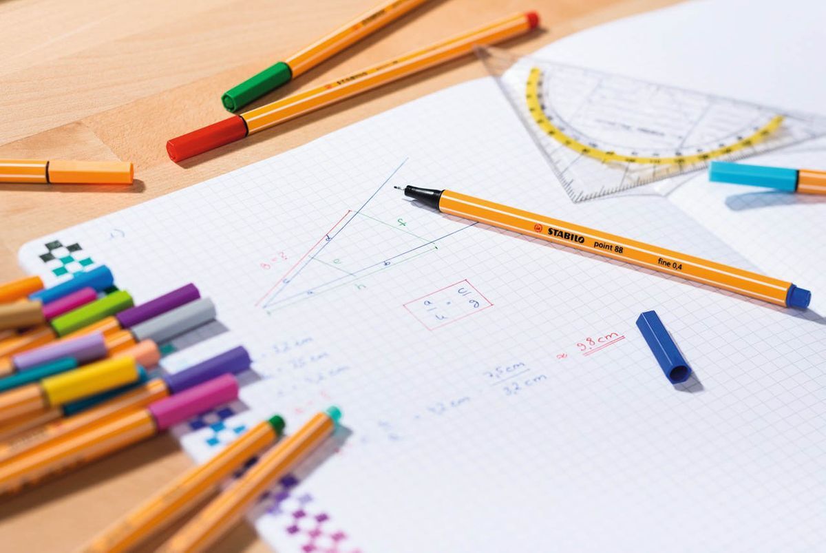 Fineliner - STABILO point 88 - Einzelstift - Neonfarbe, leuchtfarbenrosa