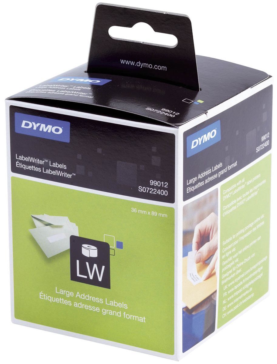 LabelWriter Etikettenrollen - Adressetikett, 36 x 89 mm, weiß
