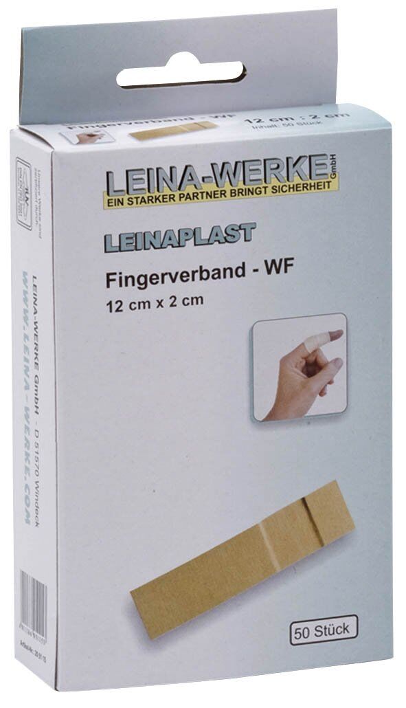 Fingerverband - 50 Stück lose, 12 cm x 2 cm wasserfest