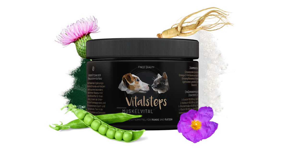 Muskelvital für Hunde und Katzen 225g