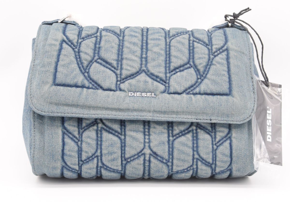 Tasche - Cross Body Bag 'DENIM BRAID / WAYNNE X04292' mittelgroß, Blau Denim