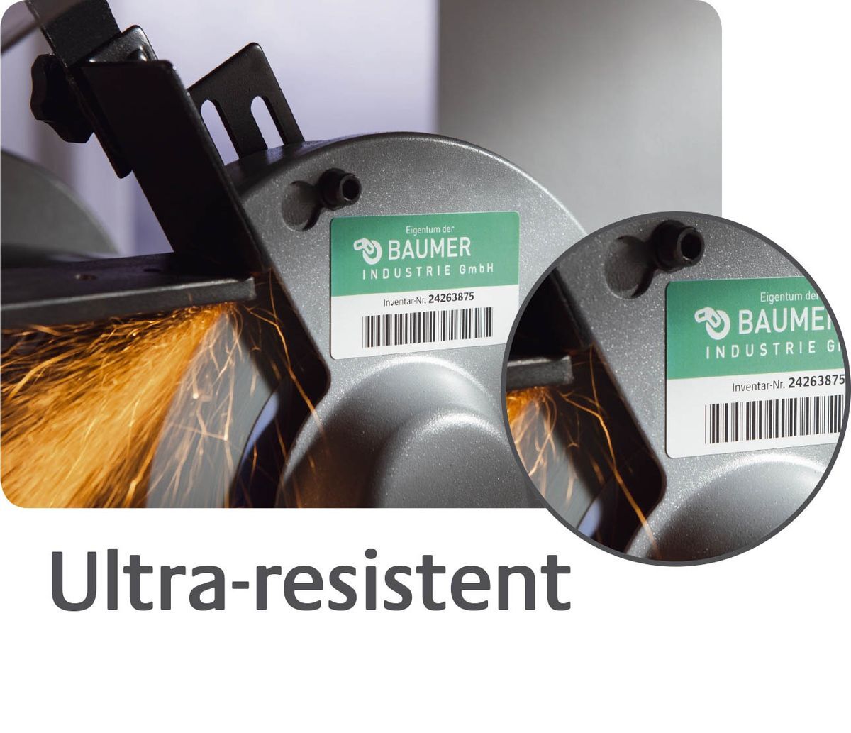 L7912-10 Ultra-Resistente Folien-Etiketten - A4, 240 Stück, 63,5 x 33,9 mm, 10 Blatt weiß