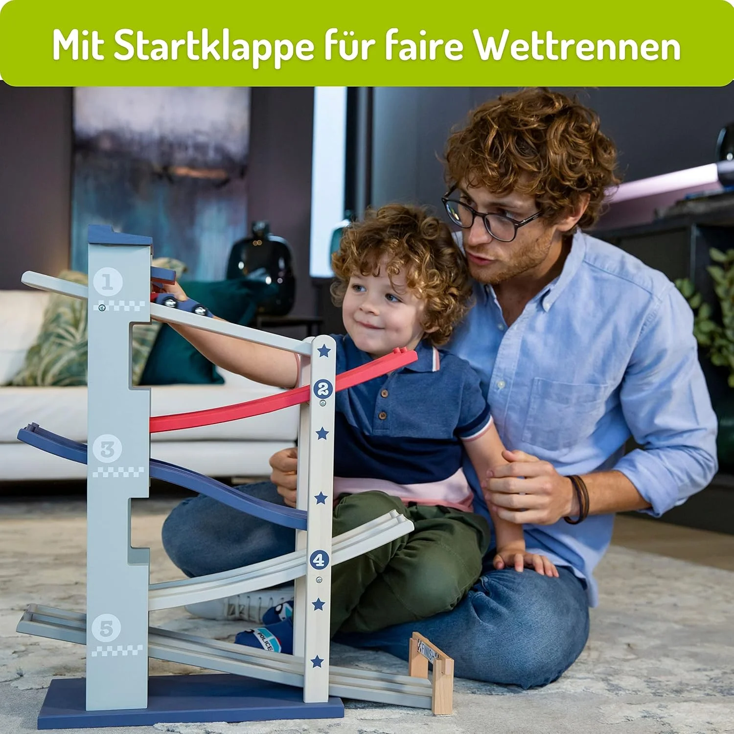 Auto-Rennbahn Zweispurig