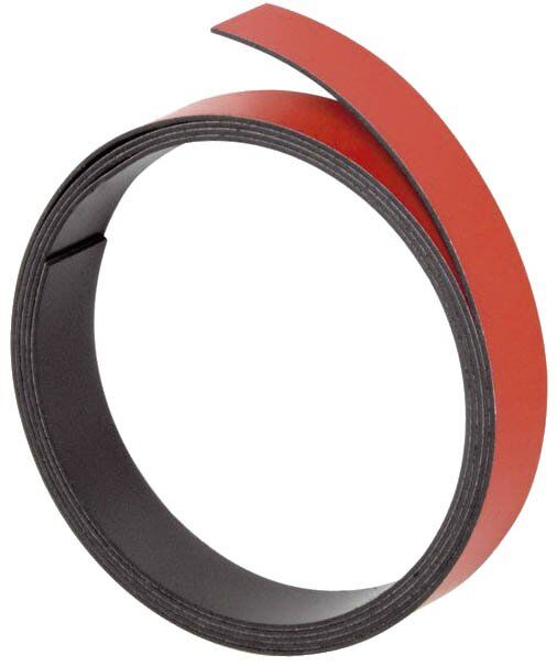 Magnetband - 100 cm x 10 mm, rot