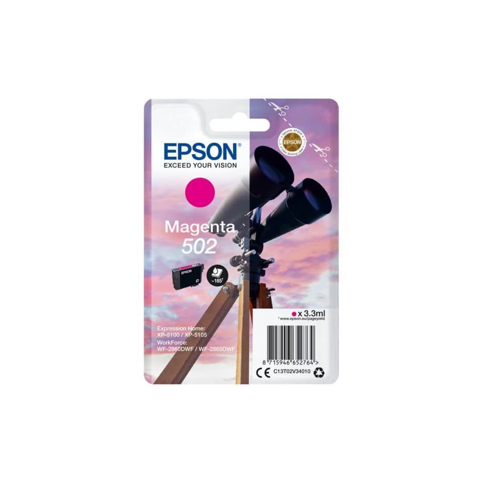 Original Epson Tintenpatrone magenta (C13T02V34010,T02V340,502,T02V3,T02V34010)