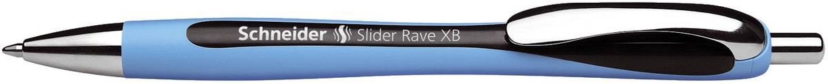 Kugelschreiber Slider Rave - XB, schwarz (dokumentenecht)