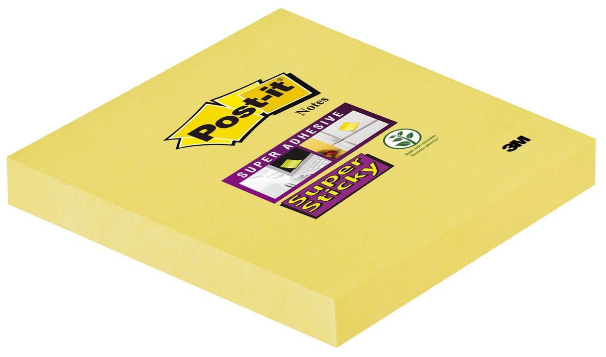 Haftnotiz  Notes - 76 x 76 mm, kanariengelb, 90 Blatt