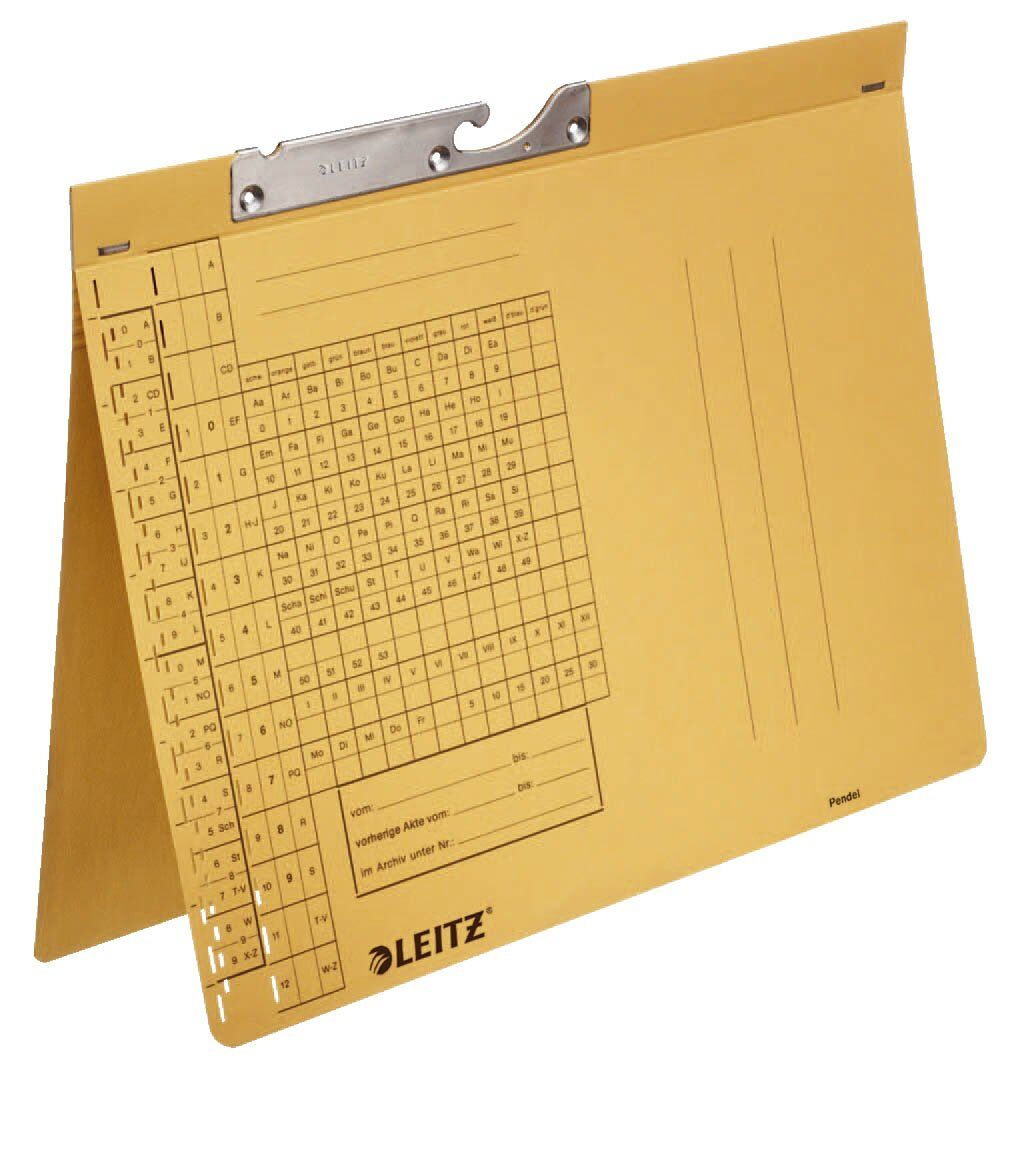 50x 2194 Pendelhefter Combi - Amtsheftung, Natronkarton, naturbraun