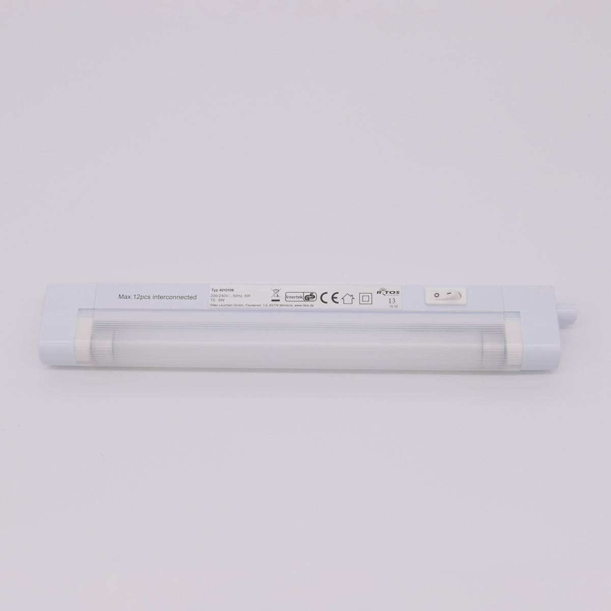 Unterbauleuchte BETA, Möbelleuchte, Lichtleiste / 6W, 277mm