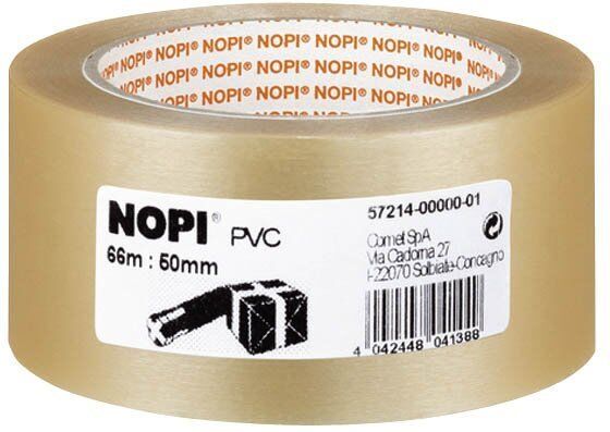 Verpackungsklebeband PVC - 50 mm x 66 m, transparent