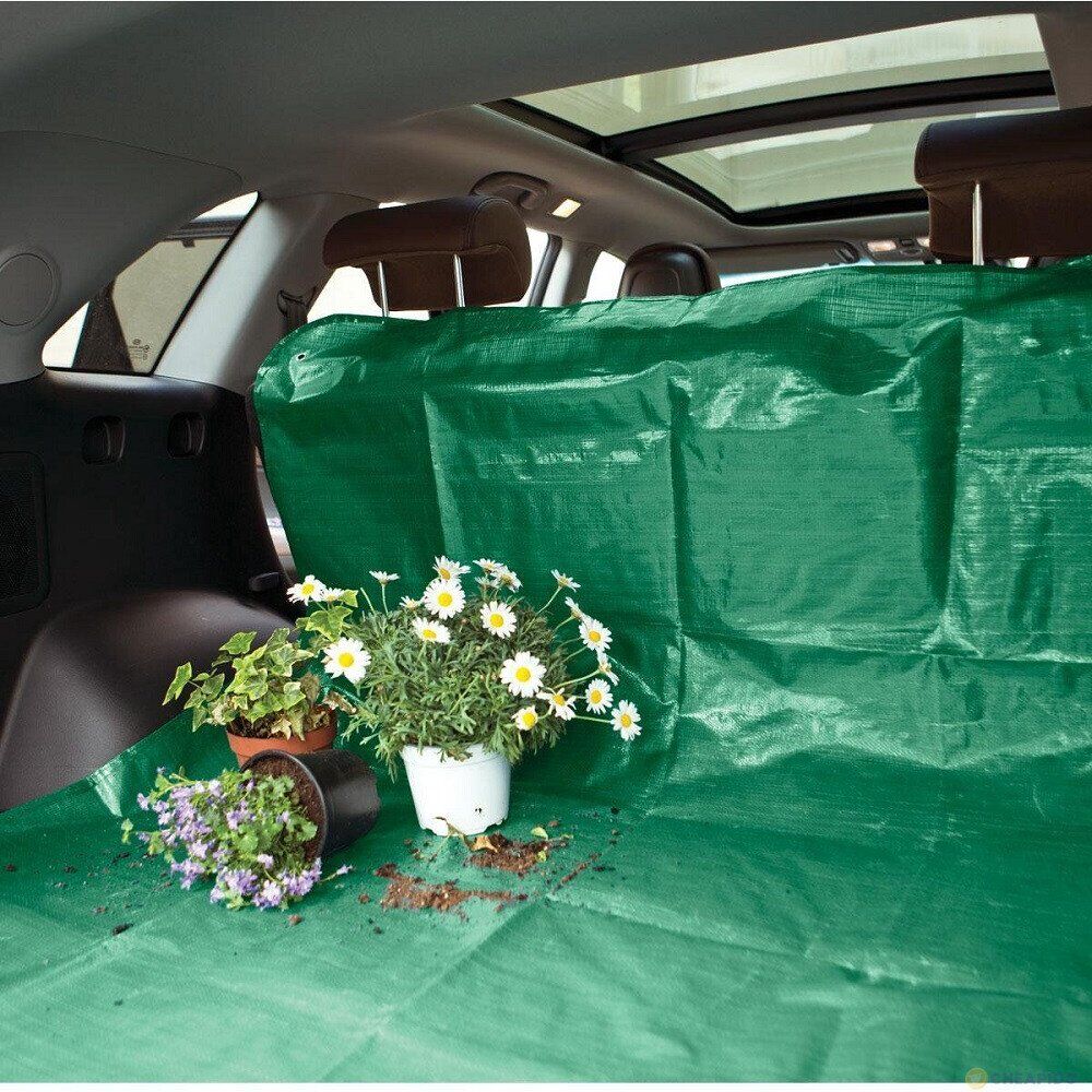 Kofferraumschutzfolie Kunststoff 180x125cm, Grün