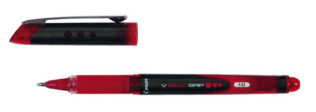 Tintenroller V Ball Grip - 0,6 mm, rot