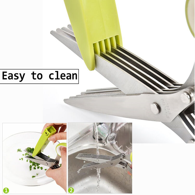 MR. ROBINSON Scheren Set - Allzweckschere Küchenschere mit vielen Funktionen - Kräuterschere mit 5fach Klinge - Geflügelschere mit Knochenbrecher - Hochwertiges Scherenset auch für Linkshänder