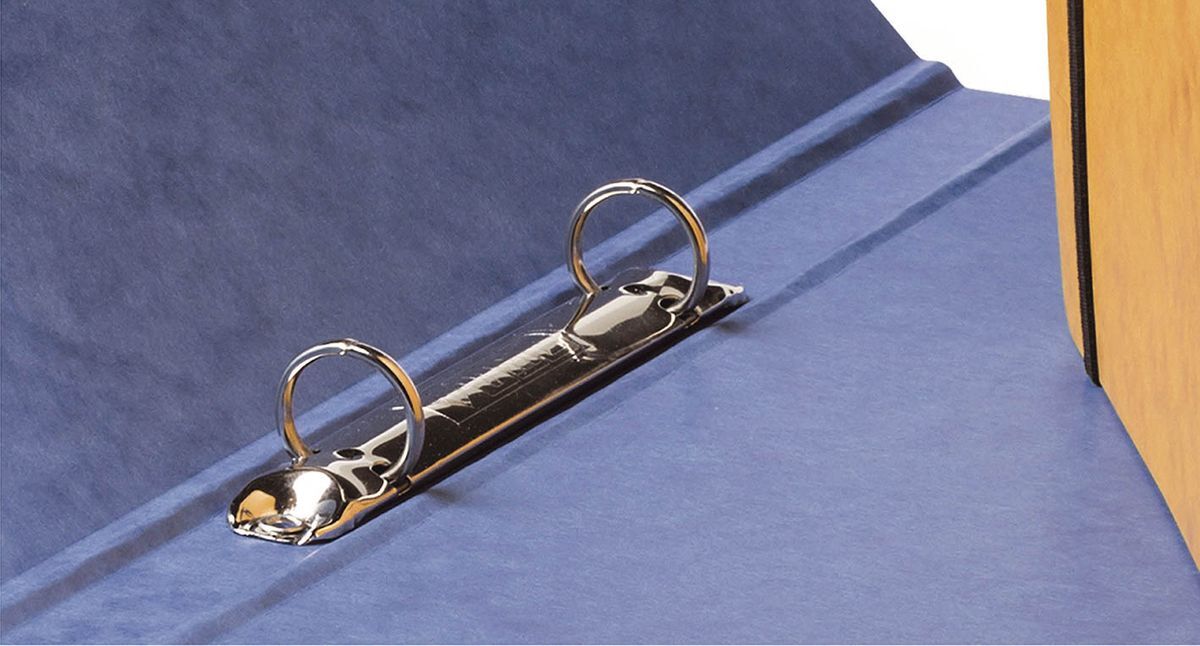 Ringbuch Pressspan - A4, 2-Ring, Ring-Ø 16mm, Gummizug, schwarz