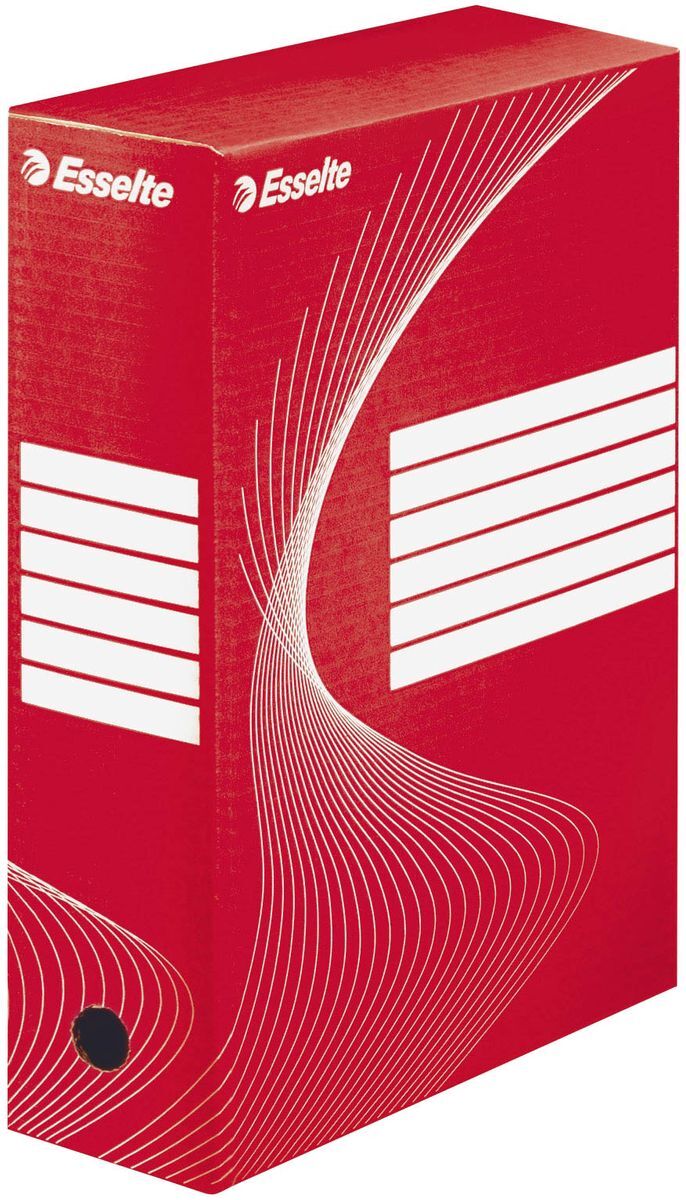 Archiv-Schachtel - DIN A4, Rückenbreite 10 cm, rot