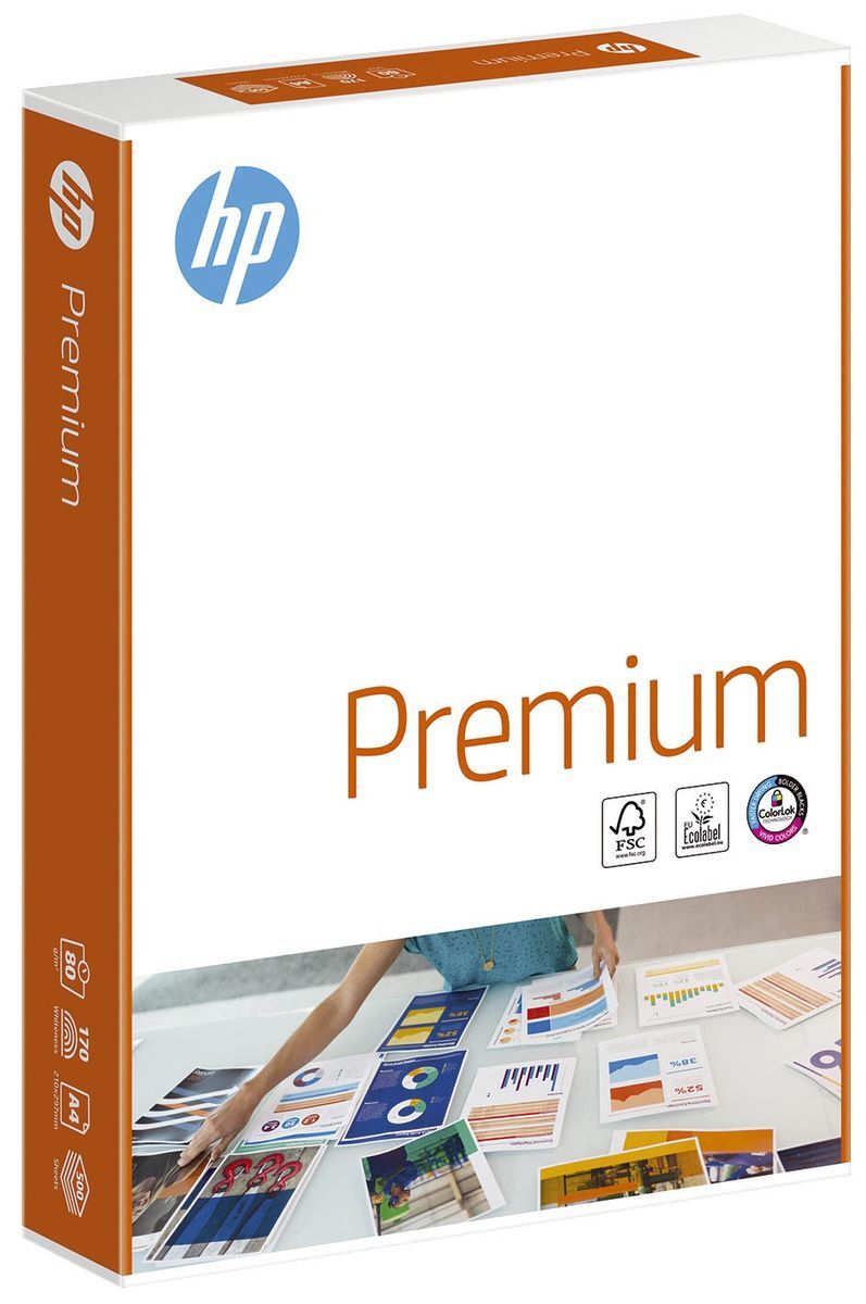 Premium Paper - A4, 80 g/qm, weiß, 500 Blatt