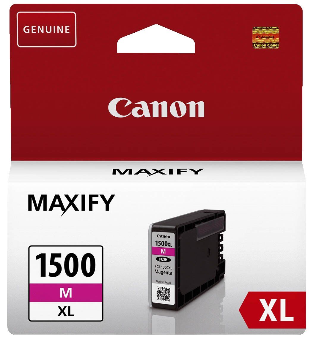 Original Canon Tintenpatrone magenta (9194B001,PGI-1500MXL,PGI-1500XLM)