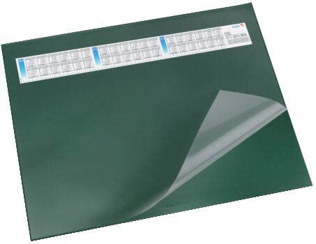 Schreibunterlage DURELLA DS - mit Vollsichtauflage, Kalender, 65 x 52 cm, grün
