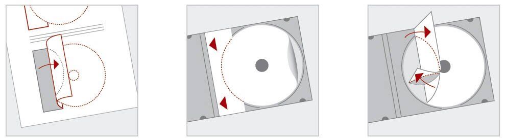 5115 CD-Etiketten Maxi A4 weiß Ø 116 mm Papier matt blickdicht 50 St.