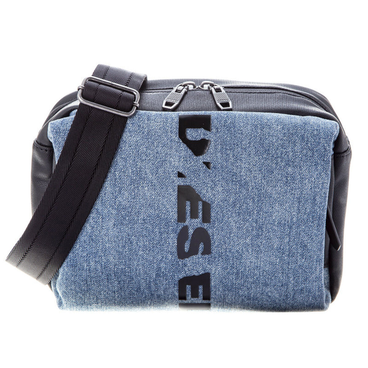 Tasche - Cross Body Bag 'SUBTORYAL / D-SUBTORYAL X05784', Schwarz / Blau Denim